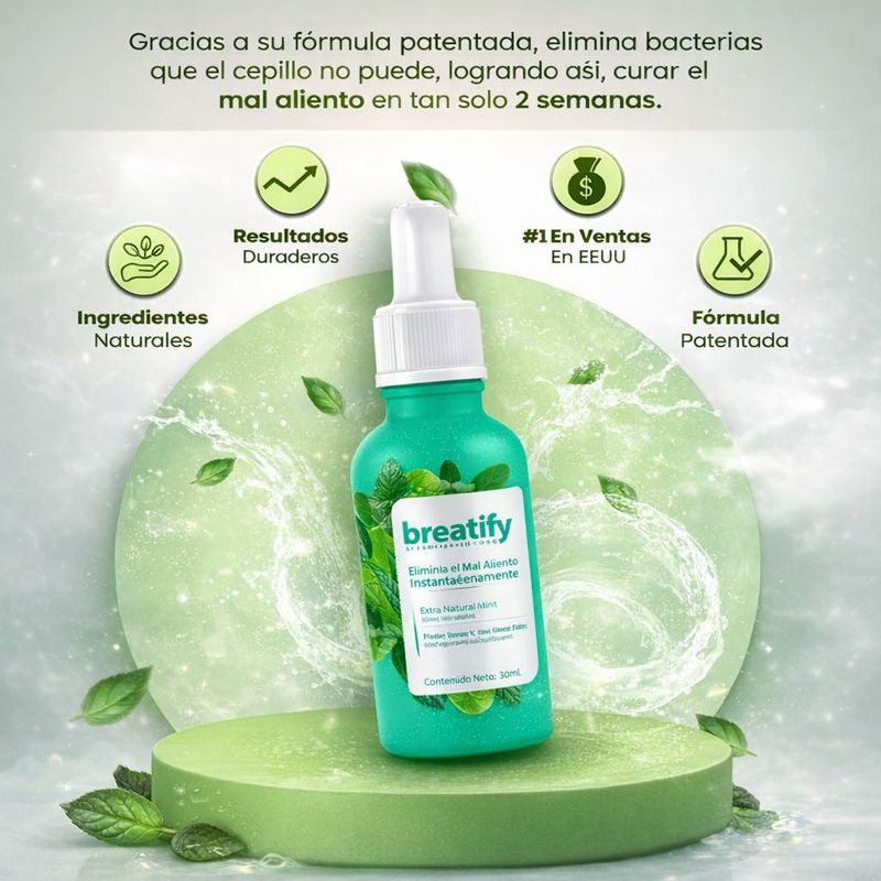 BREATIFY®&nbsp;- Vuelve a hablar sin miedo, elimina el mal aliento